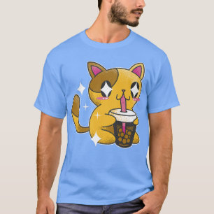 T-shirt Boba Tea Cat Japon Sweet Otaku Premium