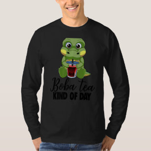 T-shirt Boba Tea Genre De Crocs De Jour & Boba Femmes Boba