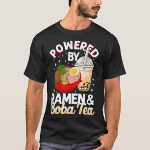 T-shirt Boba Tea Powered By Ramen & Boba chevaux show jump
