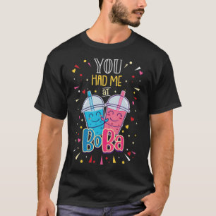 T-shirt BOBA TEA Vous M'Avez Eu À mignon