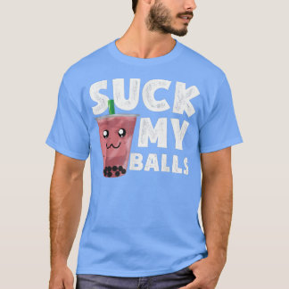 T-shirt Boba Thé Je Suis Chaud Mes Boules Je Bubble-Thé Dr