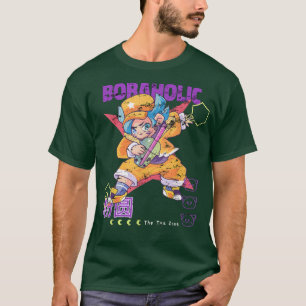 T-shirt Bobaholic Bubble Tea Japonais Boba Milk Tea Anime2