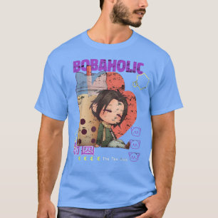 T-shirt Bobaholic Bubble Thé japonais Boba Milk Thé Anime