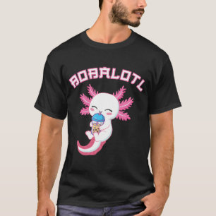 T-shirt Bobalotl Axolotl Boba Tea Bubble Milk