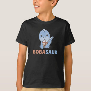 T-shirt Bobasaur Boba Dinosaur Dino Bubble Tea