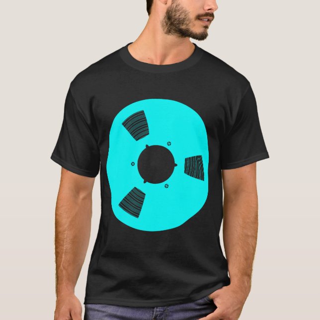 T-shirt Bobine de bande d'enregistrement (Devant)