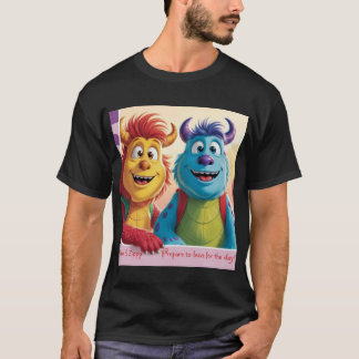 T-shirt "Bobo et Zippy : des amis brillants dans un monde 