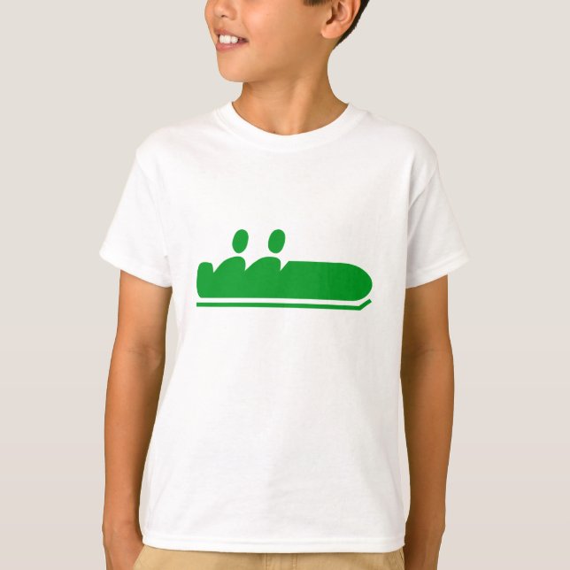 T-shirt Bobstiné - Vert herbe (Devant)