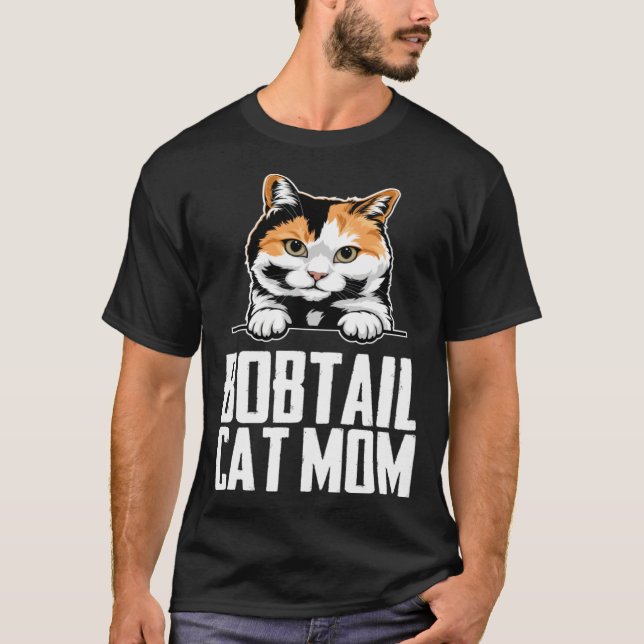 T-shirt Bobtail  Bobtail cat  Bobtail kitten  1 (Devant)