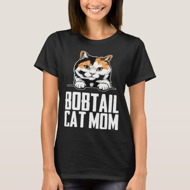 T-shirt Bobtail  Bobtail cat  Bobtail kitten  1 (Devant)