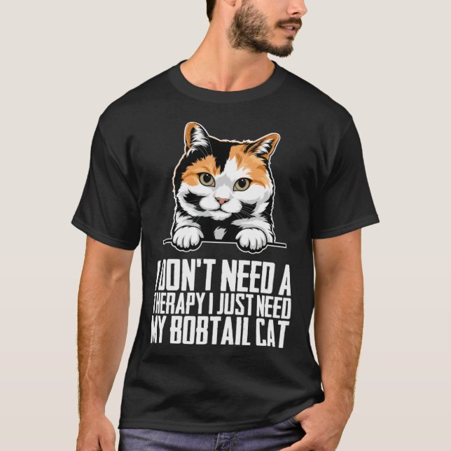T-shirt Bobtail cat  Bobtail  Bobtail kitten (Devant)