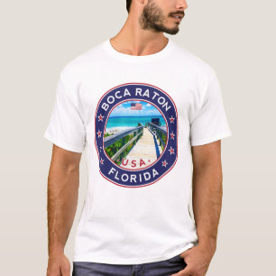 T-shirt Boca Raton, plage de Floride