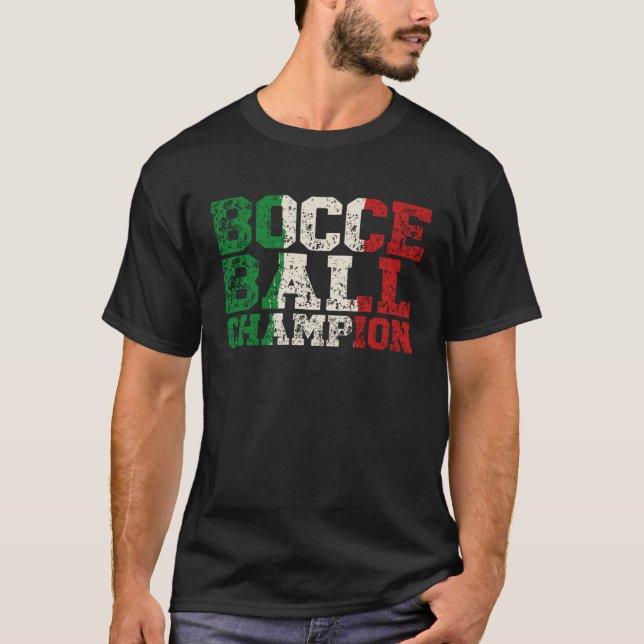 T-shirt Bocce Ball Champion Bocce  Bocci Bocce Player  5 (Devant)