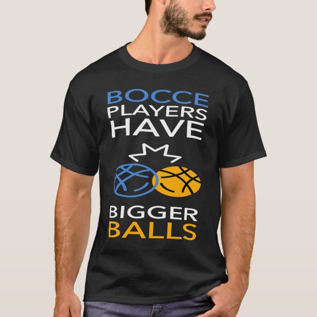 T-shirt Bocce Ball Player Bowling  1 (Devant)