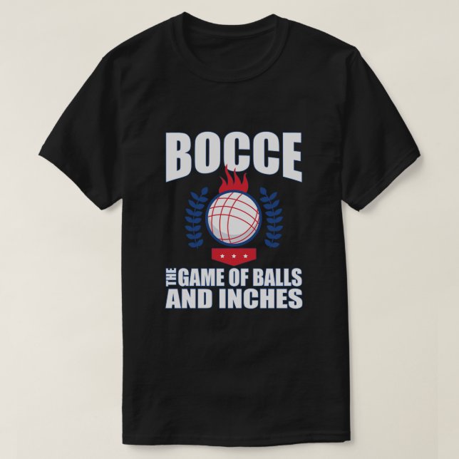 T-shirt Bocce Ball Player Cadeau Le jeu des balles et de l (Design devant)