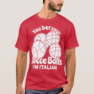 T-shirt Bocce Bocce Bocci de Bowling Italien