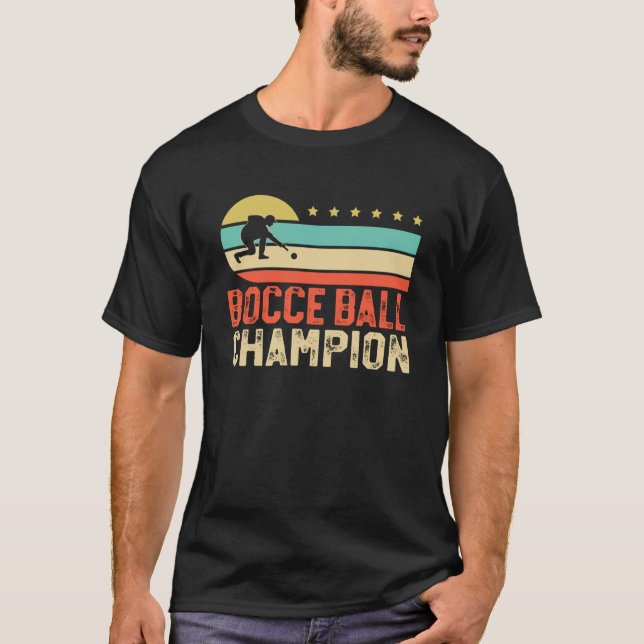 T-shirt Bocce Championne Bocce Bocci Joueur Bocce Bocce 2 (Devant)