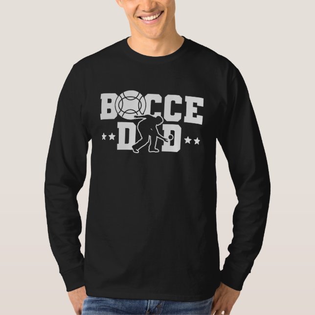 T-shirt Bocce Dad Dad Daddy Fathers Day Bocce Ball Player (Devant)