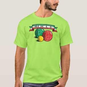 T-shirt Bocce dans la bannière