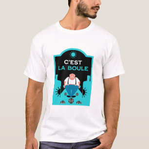 T-shirt Bocce de pétanque française