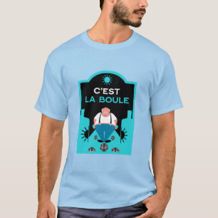 T-shirt Bocce de pétanque française