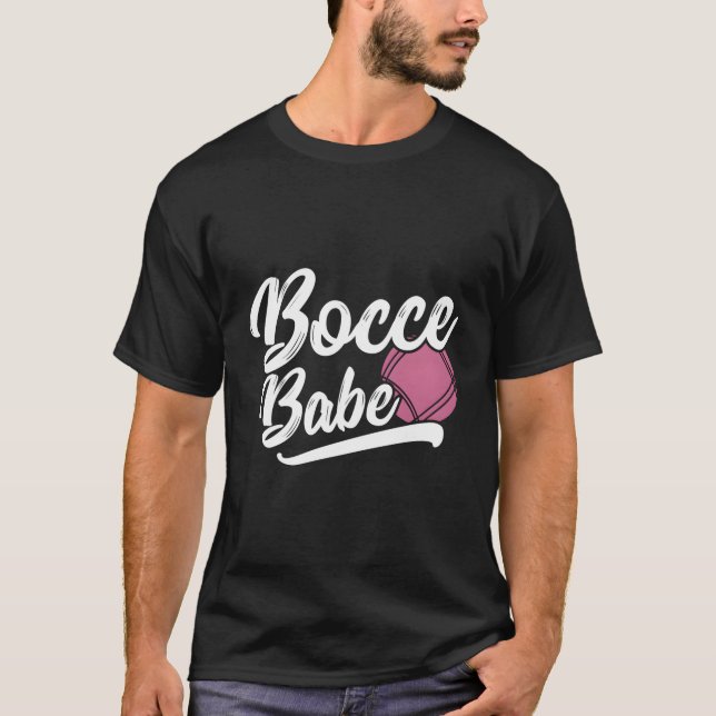 T-shirt Bocce Girl - Drôle Joueur Bocce Italien Bowling Bo (Devant)