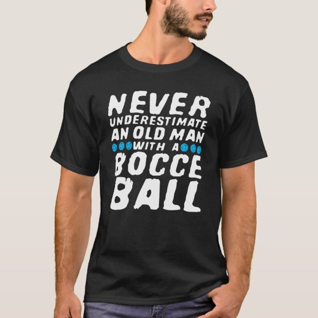 T-shirt Bocce Grand-pa Bocce Ball (Devant)