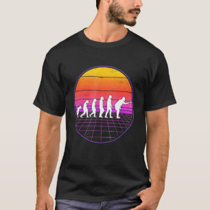 T-shirt Boccia Evolution Vaporwave les années 70 Boule Pet
