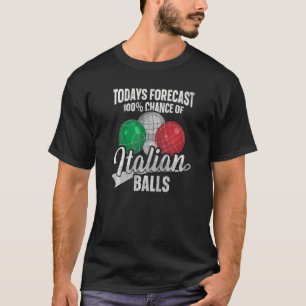 T-shirt Boccia Italien Pour Un Joueur Bocce