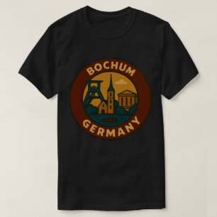 T-shirt Bochum Allemagne Art de Ville