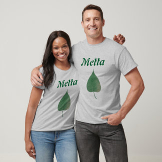 T-shirt Bodhi Leaf, Metta - Customisé