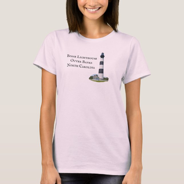 T-shirt Bodie Lighthouse Outer Banks Caroline du Nord (Devant)