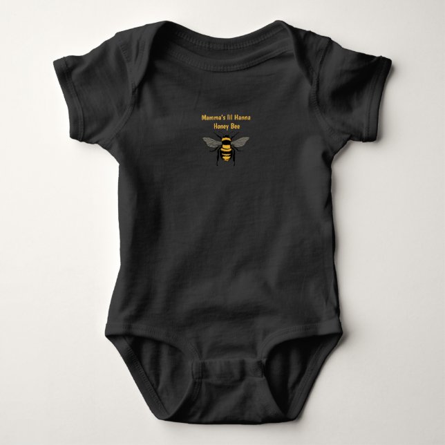 T-Shirt Body Bébé 'Maman petite abeille douce' (Devant)