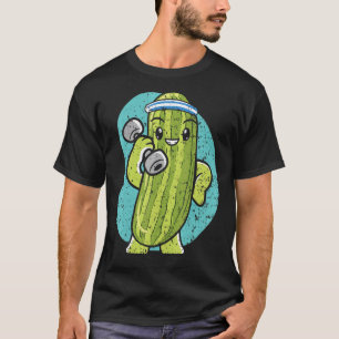 T-shirt Bodybuilder Concombre Plante végétal Ve végétarien