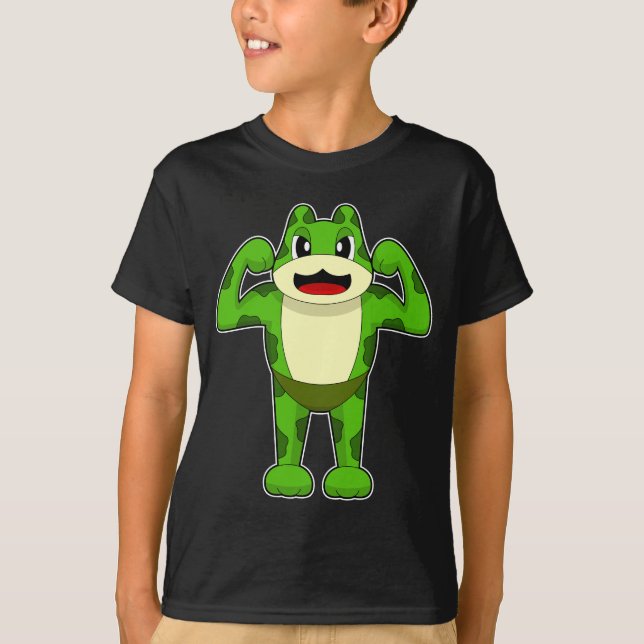 T-shirt Bodybuilder de grenouille (Devant)