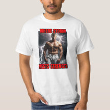 Bodybuilder et tempête