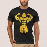 Bodybuilder feuille d'or