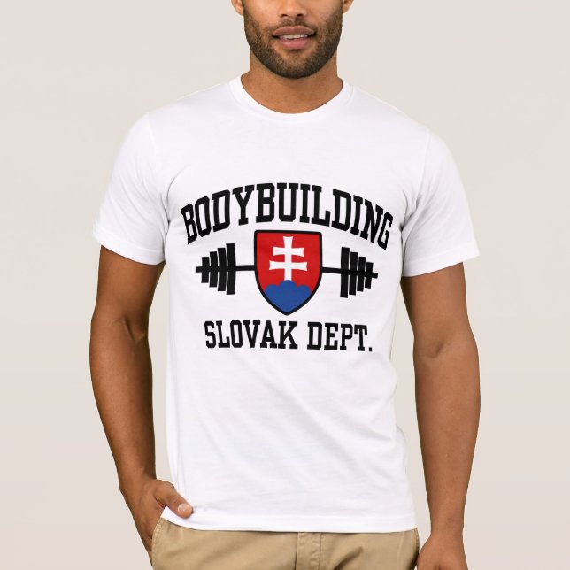 T-shirt Bodybuilder slovaque (Devant)