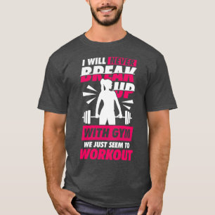 T-shirt Bodybuilding Gym Fitness Workout Girl Cadeau