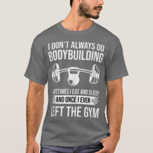 T-shirt Bodybuilding Gym Outfit avec Barbell pour Bodybuil