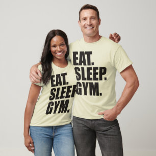 T-shirt Bodybuilding - Manger, Sommeil, Salle De Sport
