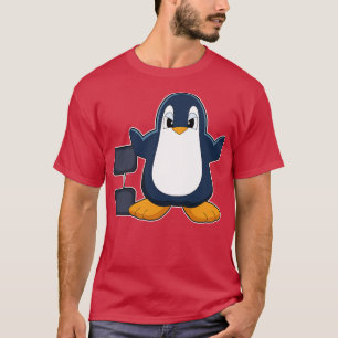 T-shirt Bodybuilding Penguin Dumbbell