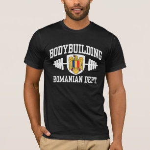 T-shirt Bodybuilding roumain