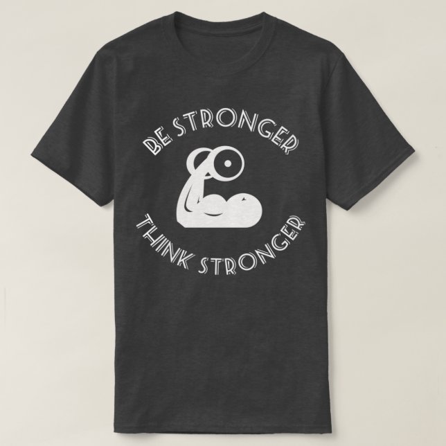 T-shirt Bodybuilding Sport Gymnase Pompage Exercice Force  (Design devant)