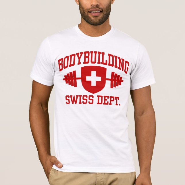 T-shirt Bodybuilding suisse (Devant)