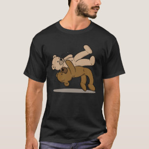 T-shirt Bodyslam Teddy Bear Wrestler Bagues de combat