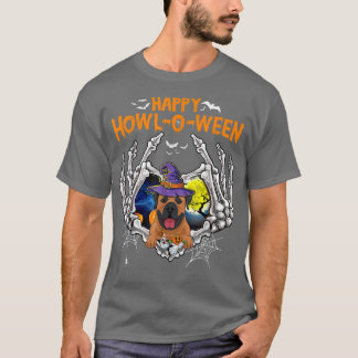 T-shirt Boer Boel Skeleton Heart Happy HowlOWeen Costume