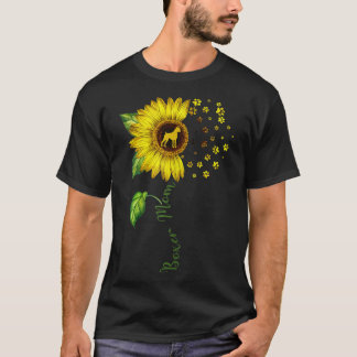 T-shirt Boer Mom Sunflower Boer Lover Gifts Dog Mom Mama 