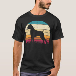T-shirt Boer Silhouette Sunset Retro Animal Animaux Amoure