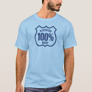 T-shirt « Bœuf 100% casher » – Humour juif drôle s